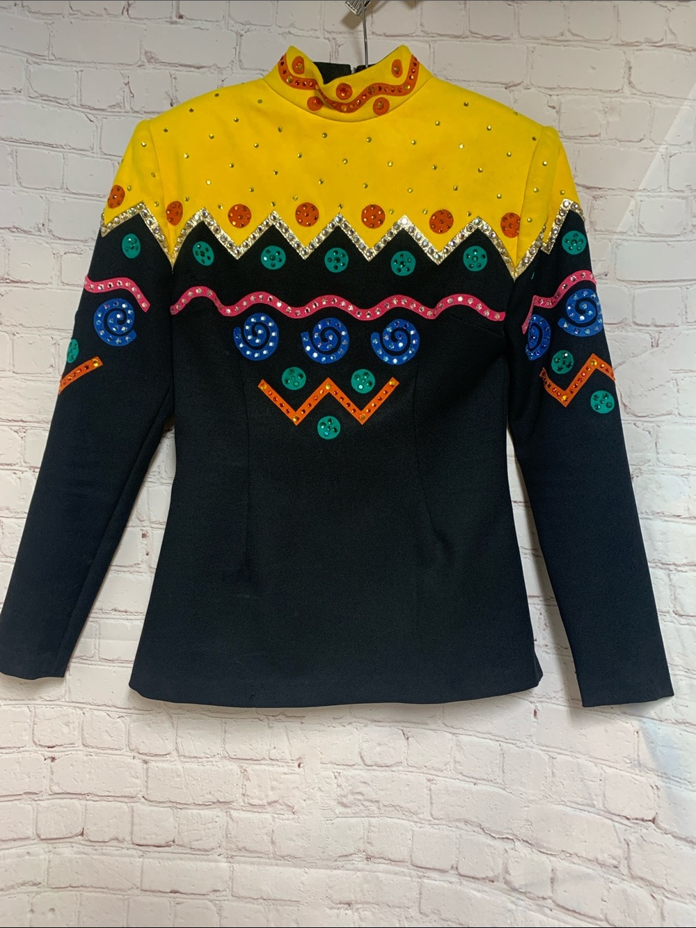 Vtg On The Rail Horse Show Rodeo Top Size XS
